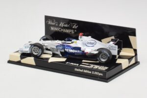 BMW Sauber F1.06 #10 N. Heidfeld Hungarian GP 3rd Place 2006 Minichamps 1:43 400060116 Metal - imaginea 3 din 5