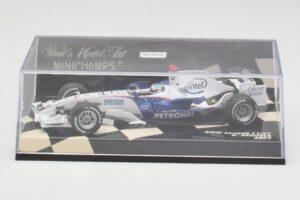 BMW Sauber F1.07 #3 N. Heidfeld Race Car 2007 Minichamps 1:43 400070009 Metal - imaginea 5 din 5