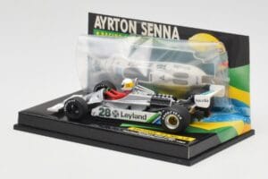 Brabham BMW BT52B A. Senna Test Car Paul Ricard 14 November 1983 Minichamps 1:43 540834399 Metal - imaginea 3 din 5