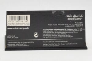 Brabham BMW BT52B A. Senna Test Car Paul Ricard 14 November 1983 Minichamps 1:43 540834399 Metal - imaginea 4 din 5