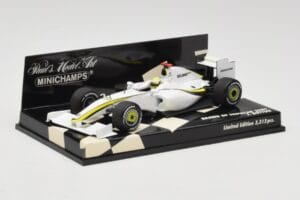 Brawn GP Mercedes BGP001 #22 J. Button Showcar 2009 Minichamps 1:43 400090092 Metal - imaginea 2 din 5