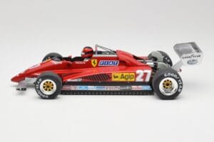 Ferrari 126C2 #27 G. Villeneuve GP Belgium 1982 MCG 1:18 MCG18629F Metal - imaginea 3 din 6