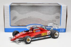 Ferrari 126C2 #27 G. Villeneuve GP Belgium 1982 MCG 1:18 MCG18629F Metal - imaginea 6 din 6