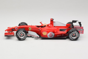 Ferrari 248 F1 #5 M. Schumacher German GP Hockenheimring 2006 Hot Wheels 1:18 J2887 Metal - imaginea 3 din 6