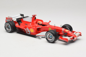 Ferrari 248 F1 #5 M. Schumacher German GP Hockenheimring 2006 Hot Wheels 1:18 J2887 Metal - imaginea 4 din 6