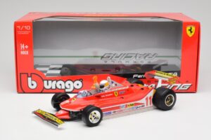 Ferrari 312T4 #11 J. Scheckter Italian Grand Prix F1 World Champion 1979 Bburago 1:18 18-16814-18-01544 Metal - imaginea 6 din 6