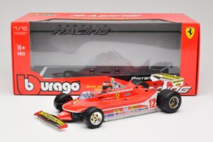 Ferrari 312T4 #12 G. Villeneuve South African Grand Prix 1979 Bburago 1:18 18-16814 Metal - imaginea 6 din 6
