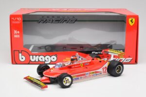 Ferrari 312T4 #12 G. Villeneuve United States Grand Prix East Winner 1979 Bburago 1:18 18-16814-18-01546 Metal - imaginea 6 din 6