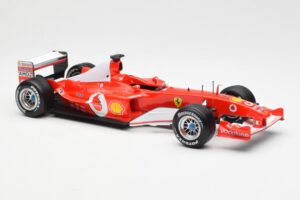 Ferrari F2003-GA F1 Constructors World Champions 2003 Hot Wheels 1:18 G3764 Metal - imaginea 4 din 7