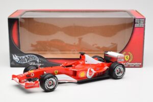 Ferrari F2003-GA F1 Constructors World Champions 2003 Hot Wheels 1:18 G3764 Metal - imaginea 7 din 7