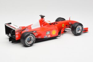 Ferrari F2001 #1 M. Schumacher F1 World Champion 2001 Roșu Hot Wheels 1:18 50202 Metal - imaginea 2 din 6