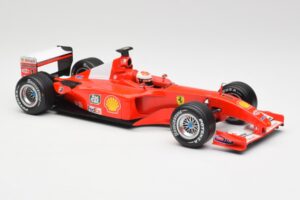 Ferrari F2001 #1 M. Schumacher F1 World Champion 2001 Roșu Hot Wheels 1:18 50202 Metal - imaginea 4 din 6