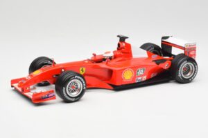 Ferrari F2001 #1 M. Schumacher F1 World Champion 2001 Roșu Hot Wheels 1:18 50202 Metal