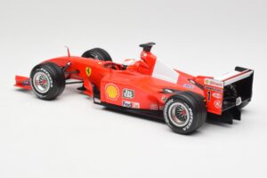 Ferrari F2001 #1 M. Schumacher F1 World Champion 2001 Roșu Hot Wheels 1:18 50202 Metal - imaginea 5 din 6