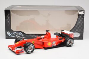 Ferrari F2001 #1 M. Schumacher F1 World Champion 2001 Roșu Hot Wheels 1:18 50202 Metal - imaginea 6 din 6
