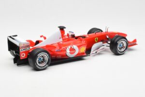 Ferrari F2003-GA #2 R. Barrichello F1 2003 Hot Wheels 1:18 B1024 Metal - imaginea 2 din 6