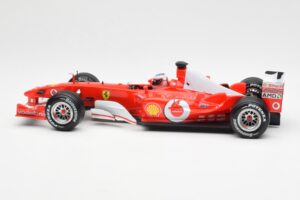 Ferrari F2003-GA #2 R. Barrichello F1 2003 Hot Wheels 1:18 B1024 Metal - imaginea 3 din 6