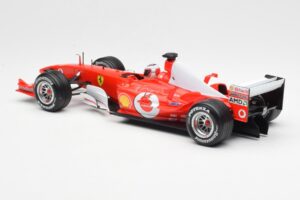 Ferrari F2003-GA #2 R. Barrichello F1 2003 Hot Wheels 1:18 B1024 Metal - imaginea 5 din 6
