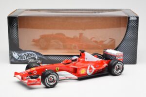 Ferrari F2003-GA #2 R. Barrichello F1 2003 Hot Wheels 1:18 B1024 Metal - imaginea 6 din 6