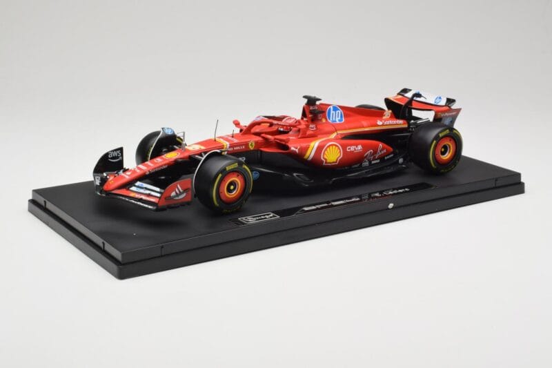 Ferrari SF-24 #16 C. Leclerc Emilia Romagna Grand Prix 2024 Bburago 1:18 18-16821-L-IMOLA-SHOWCASE Metal