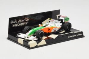 Force India Mercedes VJM02 #21 G. Fisichella Showcar 2009 Minichamps 1:43 400090091 Metal - imaginea 2 din 5