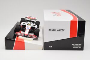 Haas VF-22 #47 M. Schumacher Bahrain GP 2022 Minichamps 1:18 147220147 Metal - imaginea 6 din 7