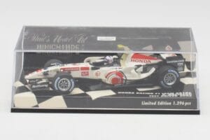 Honda RA106 A. Davidson Test Driver F1 2006 Minichamps 1:43 400060036 Metal - imaginea 5 din 5