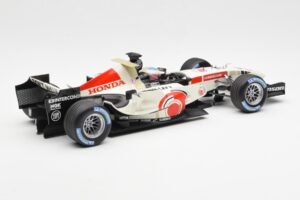 Honda Racing Team RA106 #12 J. Button F1 2006 Minichamps 1:18 100060012 Metal - imaginea 2 din 6
