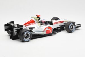 Honda RA106 Honda Racing Team R. Barrichello F1 Showcar 2006 Minichamps 1:18 08MF1-06B-CRB18 Metal - imaginea 2 din 6
