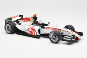 Honda RA106 Honda Racing Team R. Barrichello F1 Showcar 2006 Minichamps 1:18 08MF1-06B-CRB18 Metal - imaginea 4 din 6