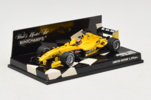Jordan EJ14 Ford #18 N. Heidfeld Jordan Ford F1 Team Showcar 2004 Minichamps 1:43 400040088 Metal - imaginea 2 din 5