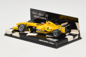 Jordan EJ14 Ford #18 N. Heidfeld Jordan Ford F1 Team Showcar 2004 Minichamps 1:43 400040088 Metal - imaginea 3 din 5