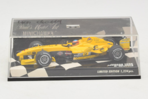 Jordan EJ14 Ford #18 N. Heidfeld Jordan Ford F1 Team Showcar 2004 Minichamps 1:43 400040088 Metal - imaginea 4 din 5