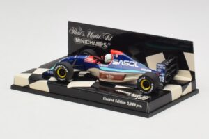 Jordan Hart 192 #32 S. Modena Race Car 1992 Minichamps 1:43 400920032 Metal - imaginea 3 din 5