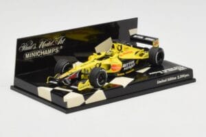 Jordan Honda EJ11 #7 H-H. Frentzen F1 2001 Minichamps 1:43 400010011 Metal - imaginea 2 din 5