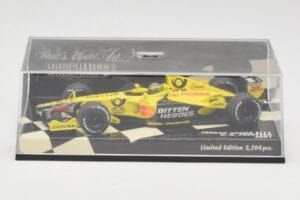 Jordan Honda EJ11 #7 H-H. Frentzen F1 2001 Minichamps 1:43 400010011 Metal - imaginea 5 din 5