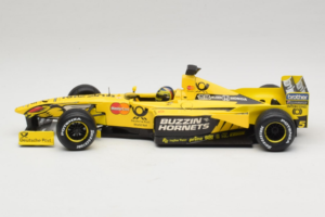 Jordan EJ10 H-H. Frentzen F1 Launch Edition 2000 Hot Wheels 1:18 29160 Metal - imaginea 3 din 6