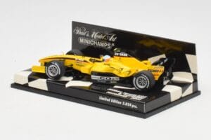 Jordan EJ15 Toyota R. Doornbos Test Driver F1 2005 Minichamps 1:43 400050039 Metal - imaginea 3 din 5