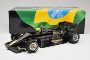Lotus Renault 97T John Player Special #12 A. Senna Portuguese GP 1985 1st Victory Minichamps 1:12 540851292 Metal - imaginea 8 din 8