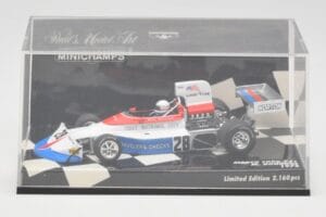 March Ford 751 #28 M. Donohue Race Car 1975 Minichamps 1:43 430750028 Metal - imaginea 5 din 5