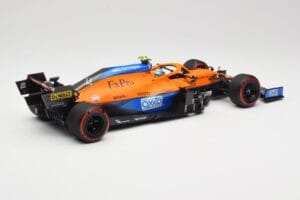 McLaren MCL35M #4 L. Norris Pole Position Russian GP 2021 Minichamps 1:18 530213404 Metal - imaginea 2 din 7