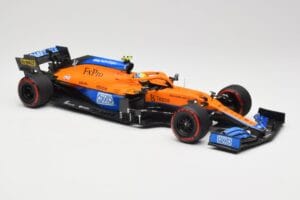 McLaren MCL35M #4 L. Norris Pole Position Russian GP 2021 Minichamps 1:18 530213404 Metal - imaginea 4 din 7