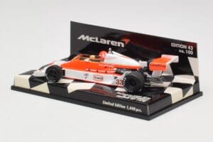 McLaren Ford M26 B. Giacomelli British GP 1978 Minichamps 1:43 530784333 Metal - imaginea 3 din 5