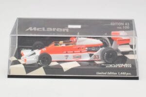 McLaren Ford M26 B. Giacomelli British GP 1978 Minichamps 1:43 530784333 Metal - imaginea 5 din 5