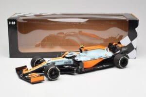 McLaren MCL35M #4 L. Norris Monaco GP 2021 Minichamps 1:18 530212404 Metal - imaginea 6 din 7