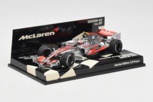 McLaren Mercedes MP4-23 #23 H. Kovalainen Showcar 2008 Minichamps 1:43 530084393 Metal - imaginea 2 din 5