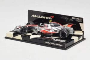 McLaren Mercedes MP4-23 #23 H. Kovalainen Showcar 2008 Minichamps 1:43 530084393 Metal - imaginea 3 din 5