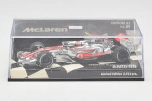 McLaren Mercedes MP4-23 #23 H. Kovalainen Showcar 2008 Minichamps 1:43 530084393 Metal - imaginea 5 din 5