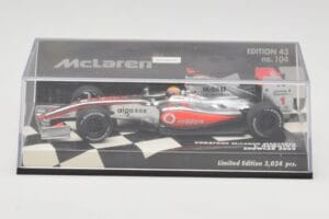 McLaren Mercedes MP4-24 #1 L. Hamilton Showcar 2009 Minichamps 1:43 530094371 Metal - imaginea 5 din 5