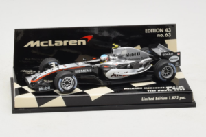 McLaren MP4-20 Mercedes A. Wurz F1 2005 Minichamps 1:43 530054355 Metal